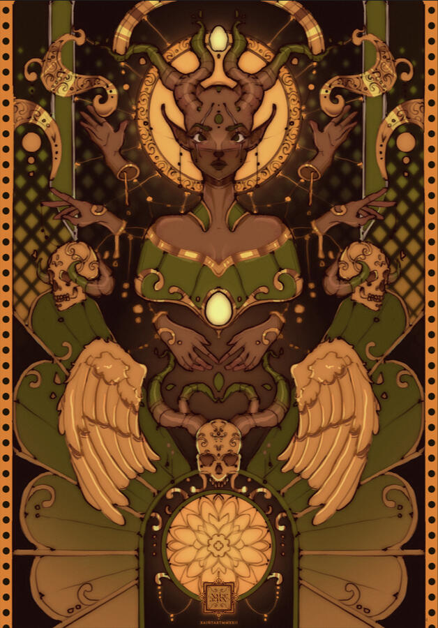 Olive Green, Original Illustration